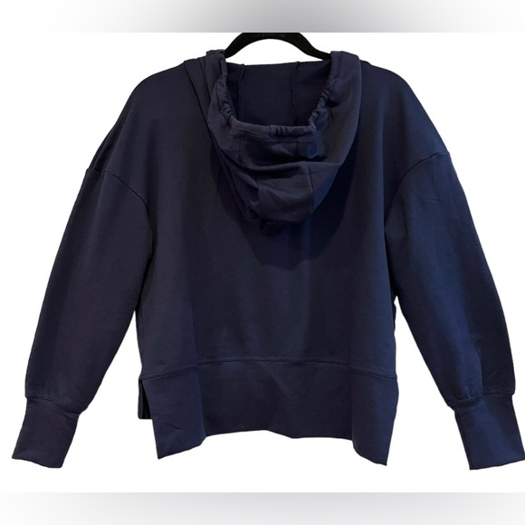 Zeagoo Navy Blue Hoodie Sweatshirt Draw String Size Medium Cotton Blend NWT - Picture 7 of 8